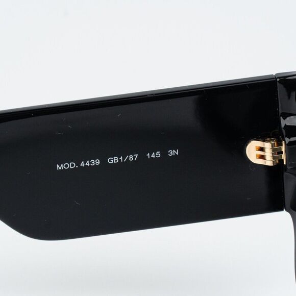 Versace Women Sunglasses Black Dark Grey Pilot VE4439 GB1/87 NEW AUTHENTIC main image 3